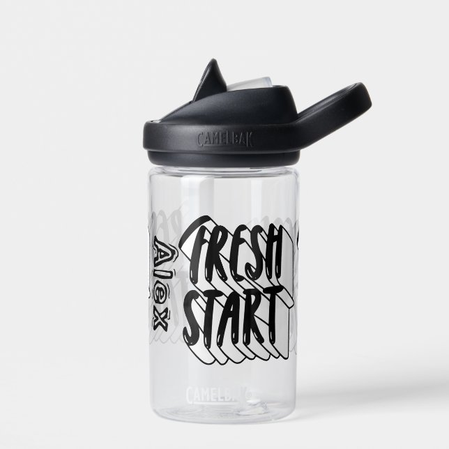 Individuelle Name der Fresh Start School Trinkflasche (Links)