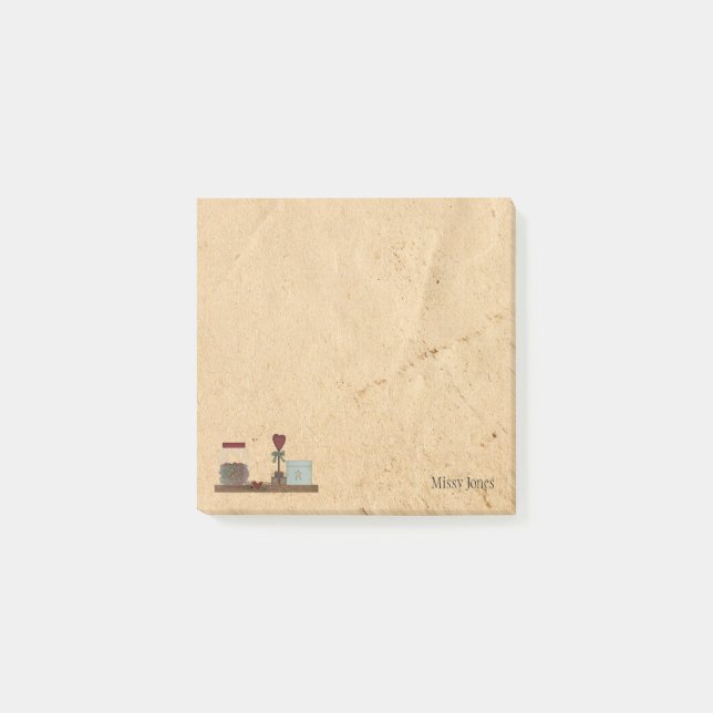 Individuelle Name der Länderprioritäten Post-it Klebezettel (Vorderseite)