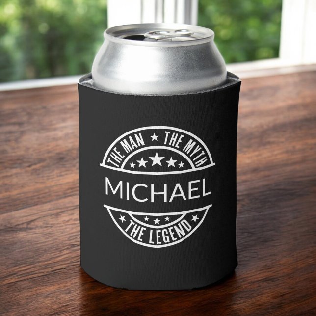 Individuelle Name der Mann, der Mythos, die Legend Dosenkühler (Von Creator hochgeladen)