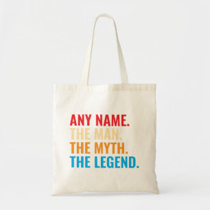 Individuelle Name der Mann, der Mythos, die Legend Tragetasche