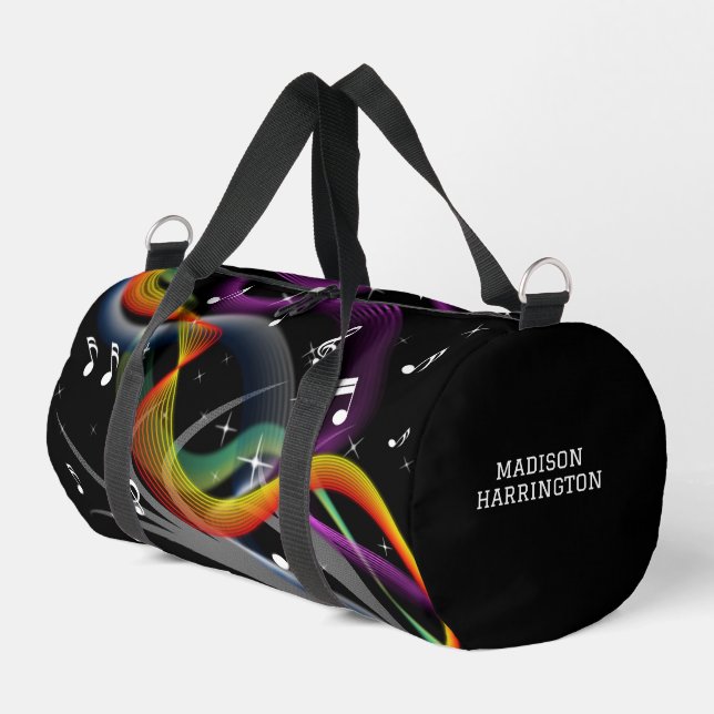 Individuelle Name der Musikillustrierung Duffle Bag (Linke Seite)