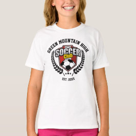 Individuelle Name des Fußballvereins der Schule od T-Shirt
