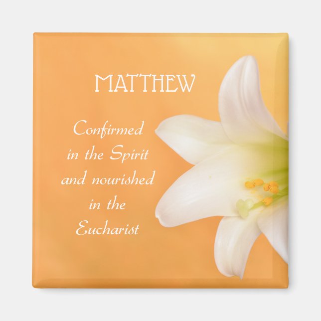 Individuelle Name, die RCIA feiern Glückwunsch Lil Magnet (Vorne)