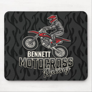 Individuelle Name Dirt Bike Rider Mousepad