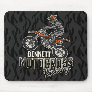 Individuelle Name Dirt Bike Rider Mousepad
