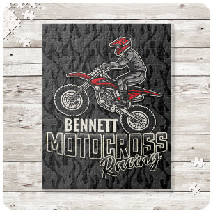 Individuelle Name Dirt Bike Rider Puzzle