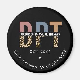 Individuelle Name DPT Arzt für Physikalische Thera Magnet