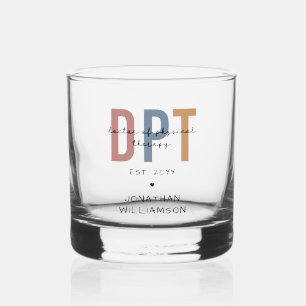 Individuelle Name DPT Arzt für Physikalische Thera Whiskyglas