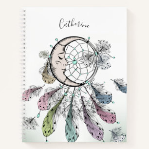 individuelle Name Dreamcatcher-Notebook Notizbuch