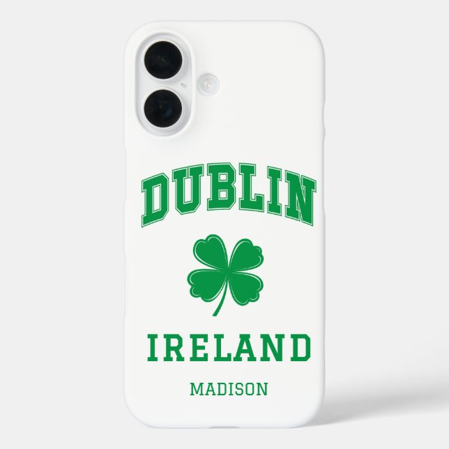 Individuelle Name Dublin Irland Case-Mate iPhone Hülle (Rückseite)
