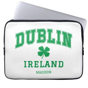 Individuelle Name Dublin Irland Laptopschutzhülle