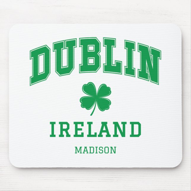 Individuelle Name Dublin Irland Mousepad (Vorne)