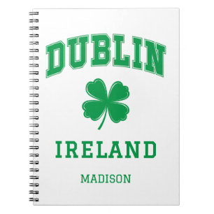 Individuelle Name Dublin Irland Notizblock