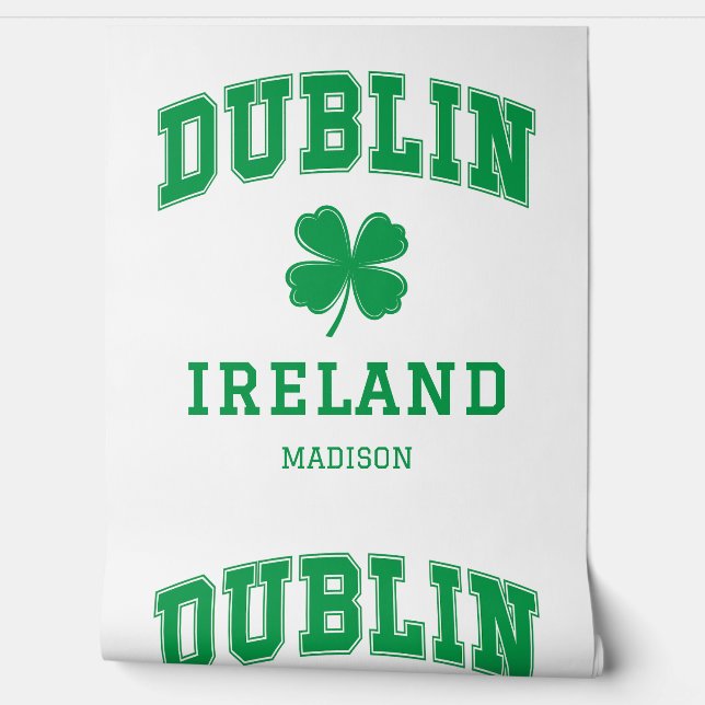 Individuelle Name Dublin Irland Tapete (Abrollen)