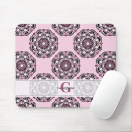 Individuelle Name Dusky Rose Cherry Blossom Dot Ma Mousepad