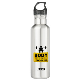 Individuelle Name Edelstahlflasche