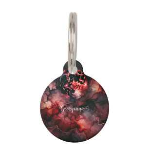 Individuelle Name Eerie Bloomonden Halloween Alkoh Haustiermarke