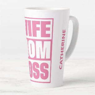 Individuelle Name Ehefrau - Mama - Boss Milchtasse