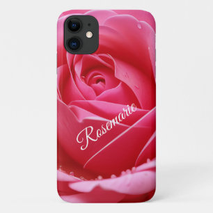 Individuelle Name Elegante Rose Blume Case-Mate iPhone Hülle