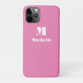 Individuelle Name Erstfarbrosa Case-Mate iPhone 14 Hülle