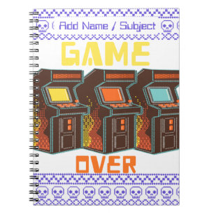 Individuelle Name/Fachspiel über die Retro Gamer S Notizblock
