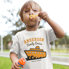 Individuelle Name Familienurlaub T-Shirt