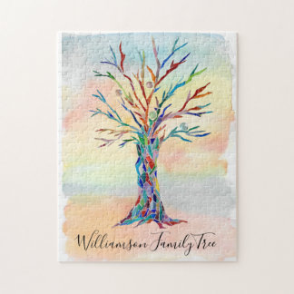 Individuelle Name Family Tree Puzzle