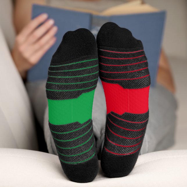 Individuelle Name Farben Weihnachtssocken, Persona Socken (Unterseite)
