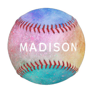 Individuelle Name-Farbexplosion Baseball
