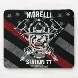 Individuelle Name Feuerwehrfeuerwehr Mousepad