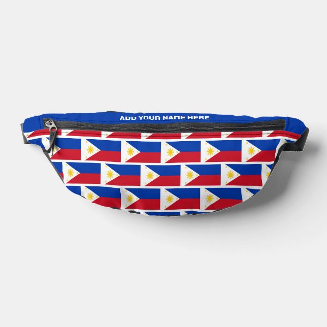 Individuelle Name FILIPINO FLAG DER PHILIPPINEN Bauchtasche (Ablage )
