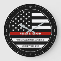 Individuelle Name FireFighter Thin Red Line Feuerw