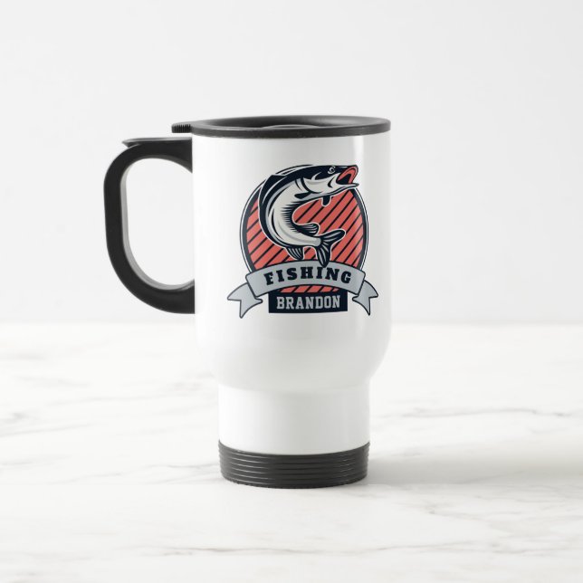 Individuelle Name Fisher Tasse (Links)