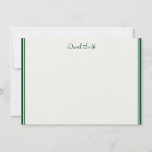 Individuelle Name-Flachnotizkarte Mitteilungskarte