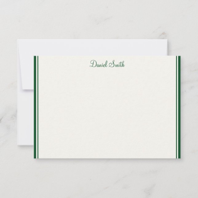 Individuelle Name-Flachnotizkarte Mitteilungskarte (Vorderseite)