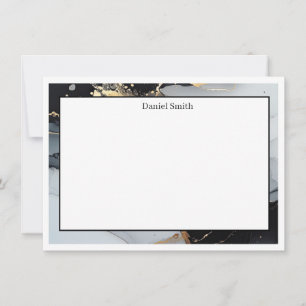 Individuelle Name-Flachnotizkarte Mitteilungskarte