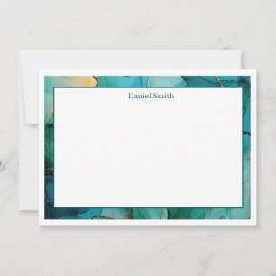 Individuelle Name-Flachnotizkarte Mitteilungskarte