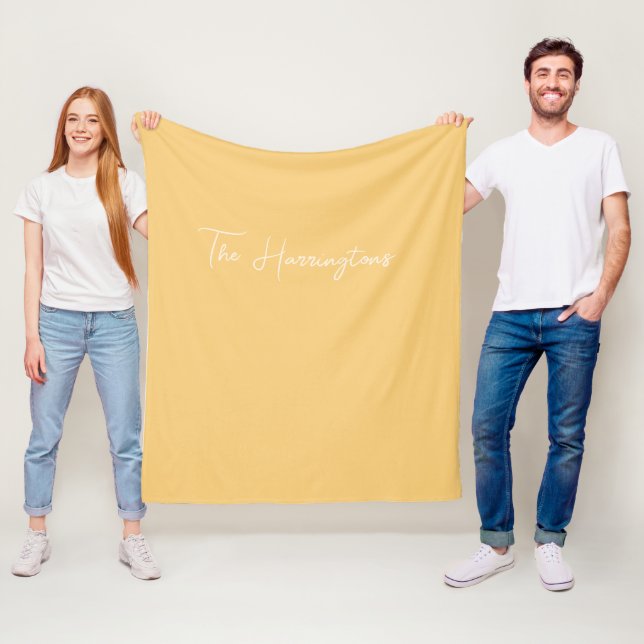 Individuelle Name Fleecedecke (Beispiel)
