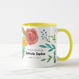 Individuelle Name Floral | TASSE