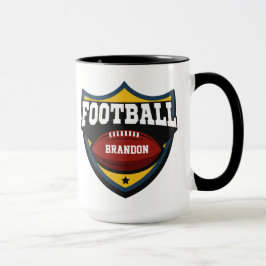 Individuelle Name Football-Logo-Tasse Tasse