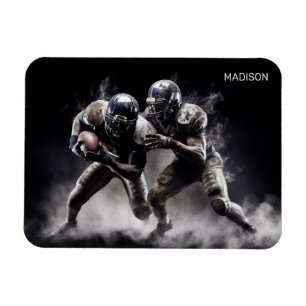 Individuelle Name Football Players Illustration Magnet