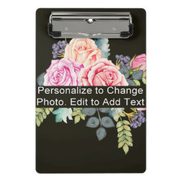 Individuelle Name Foto Artwork School Office Zuhau Mini Klemmbrett