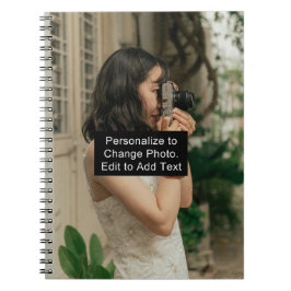 Individuelle Name Foto Artwork School Office Zuhau Notizblock