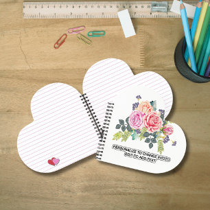 Individuelle Name Foto Artwork School Office Zuhau Notizbuch