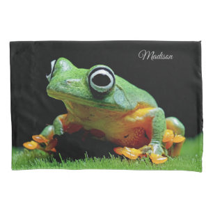 Individuelle Name Frog Kissenbezug