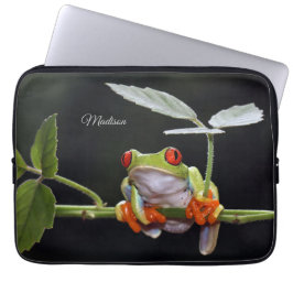 Individuelle Name Frog Laptopschutzhülle