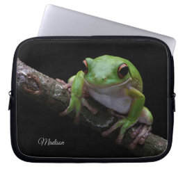 Individuelle Name Frog Notebook-Sieb Laptopschutzhülle