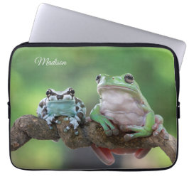 Individuelle Name Frog Notebook-Sieb Laptopschutzhülle