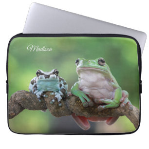 Individuelle Name Frog Notebook-Sieb Laptopschutzhülle