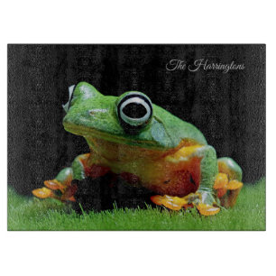 Individuelle Name Frog Schneidebrett